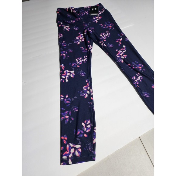 Under Armour UA HeatGear No-Slip Waistband 7/8 Ankle Leggings 1365338-410 SMALL - Picture 3 of 10